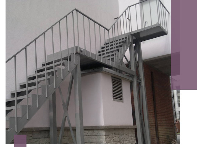 Монтаж пожарных лестниц под ключ в Спасске-Дальнем с гарантией качества