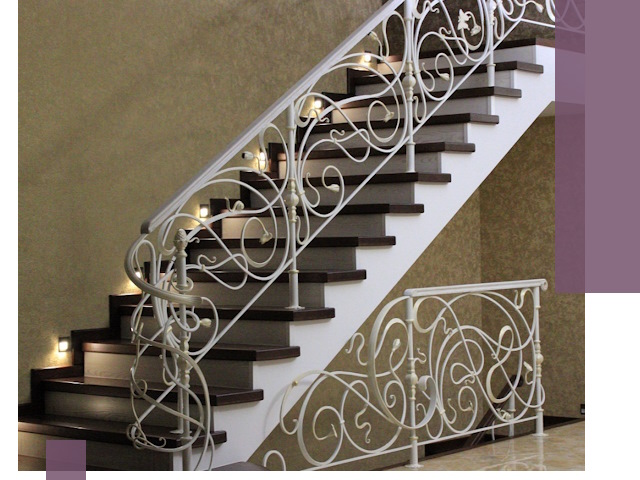 Кованые лестницы под ключ в Спасске-Дальнем — изготовление и монтаж
