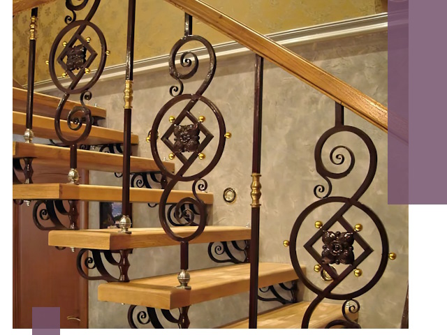 Изготовление кованых лестниц под ключ в Спасске-Дальнем