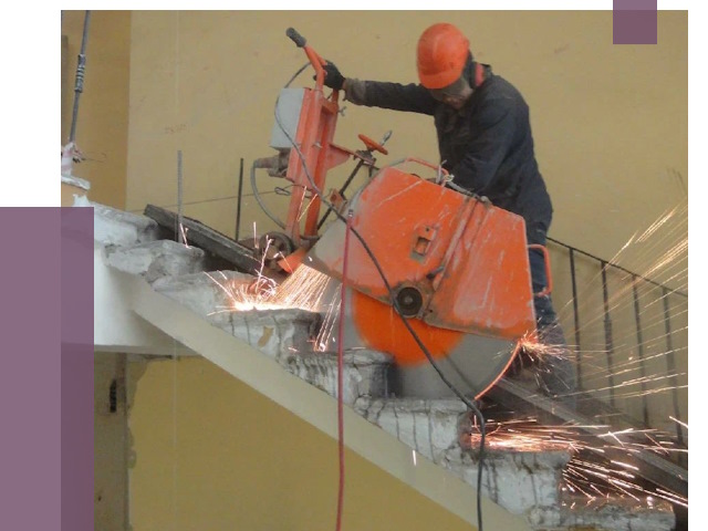 Демонтаж бетонных лестниц в Спасске-Дальнем от 4656 руб. за м2 | ПРОЛЁТ-Спс