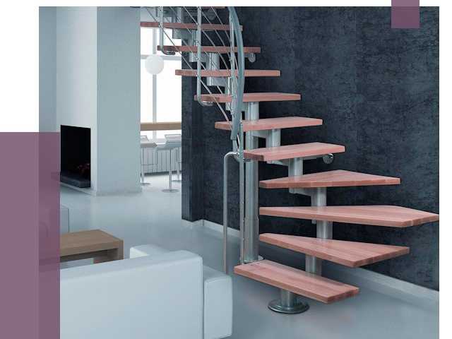 Модульные лестницы в Спасске-Дальнем от 17073 руб. — купить в ПРОЛЁТ-Спс