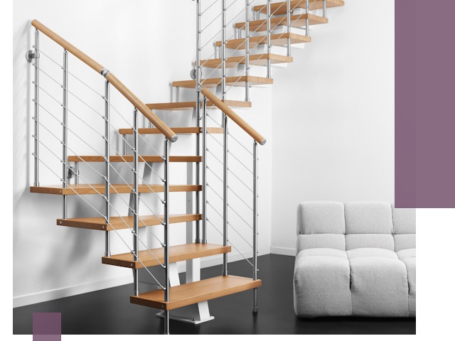 Модульные лестницы под ключ в Спасске-Дальнем — монтаж и изготовление