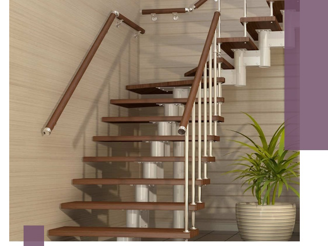 Изготовление модульных лестниц под ключ в Спасске-Дальнем