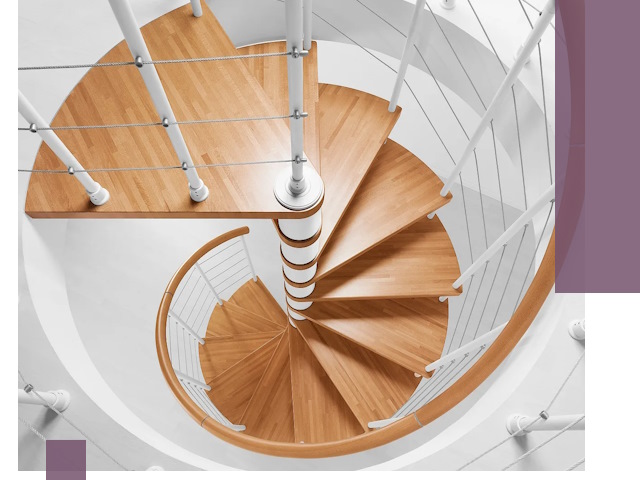 Изготовление винтовых лестниц под ключ в Спасске-Дальнем