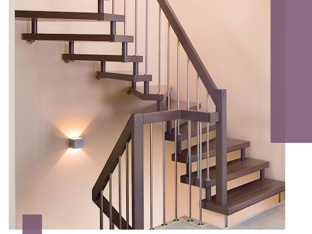 Изготовление лестниц на больцах в Спасске-Дальнем под ключ