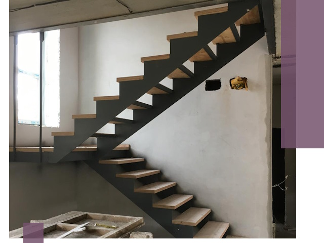 Изготовление лестниц на металлокаркасе в Спасске-Дальнем от производителя