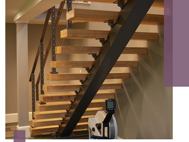 Лестницы на монокосоурах под ключ в Спасске-Дальнем - изготовление и монтаж