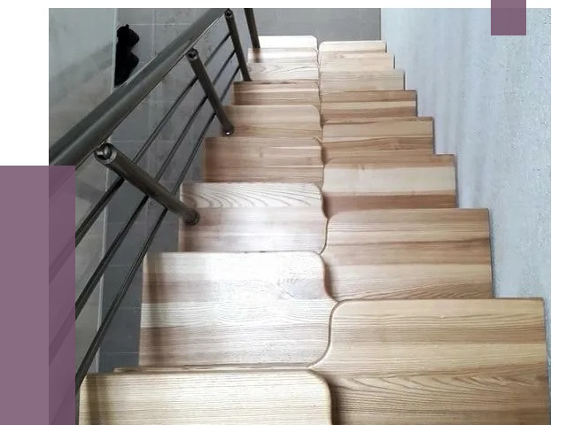 Лестницы гусиный шаг в Спасске-Дальнем от 13192 руб. под ключ | ПРОЛЁТ-Спс