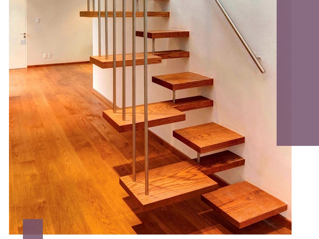 Лестницы «гусиный шаг» на заказ в Спасске-Дальнем для узких пространств