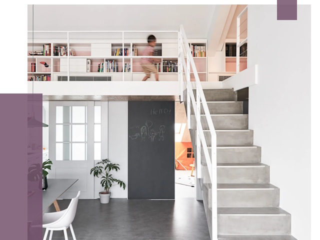 Лестницы для двухуровневой квартиры в Спасске-Дальнем от 178486 руб. | ПРОЛЁТ-Спс