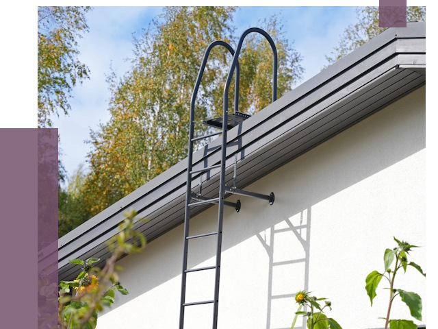 Лестницы на крышу в Спасске-Дальнем от 19349 руб. — монтаж и монтаж ПРОЛЁТ-Спс