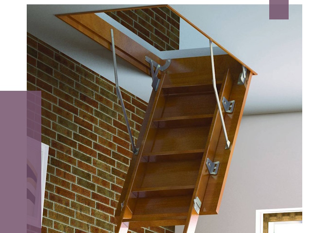 Установка чердачной лестницы в Спасске-Дальнем от 7915 руб. | ПРОЛЁТ-Спс