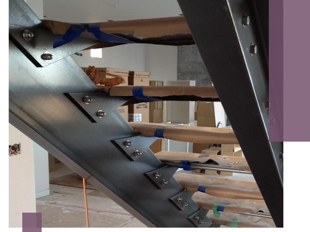 Усиление лестничных конструкций и усиление опор в Спасске-Дальнем