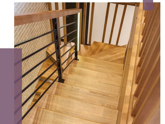 Лестницы из ясеня в Спасске-Дальнем под ключ от 10140 руб. 