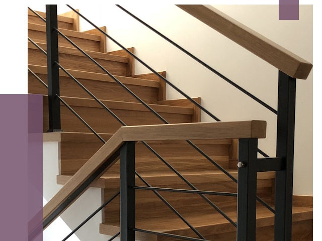Обшивка металлической лестницы деревом в Спасске-Дальнем от 4397 руб. 