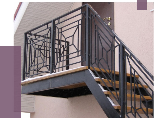 Металлические перила в Спасске-Дальнем от 4346 руб.  | ПРОЛЁТ-Спс