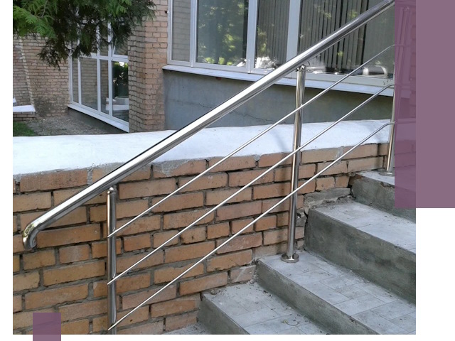 Перила из нержавеющей стали высокого качества в Спасске-Дальнем