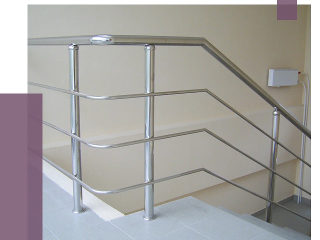 Алюминиевые перила в Спасске-Дальнем от 6415 руб. под ключ | ПРОЛЁТ-Спс