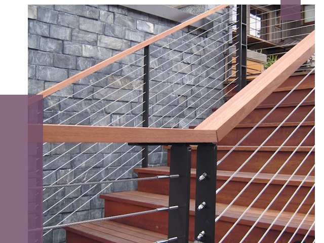 Тросовые перила под ключ в Спасске-Дальнем от 7864 руб. 