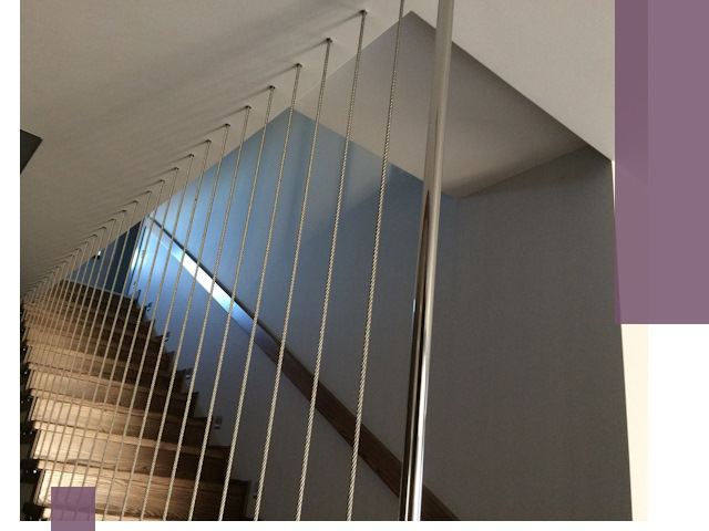 Тросовые перила под ключ в Спасске-Дальнем — производство и монтаж