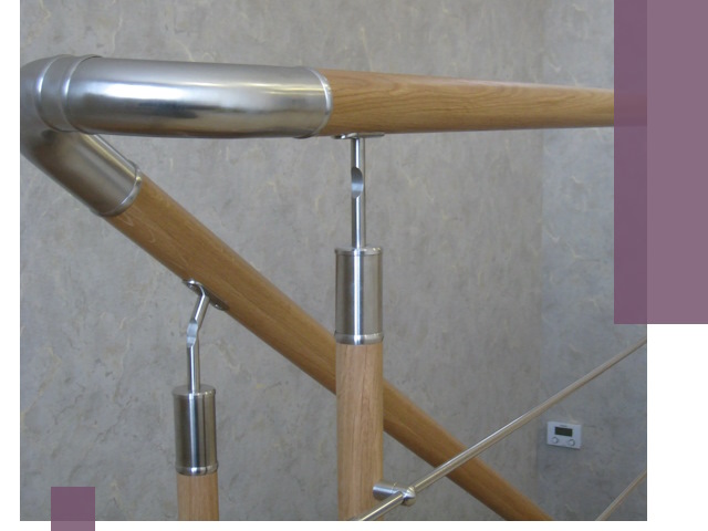 Комбинированные перила на заказ в Спасске-Дальнем — монтаж и производство