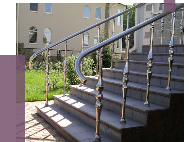 Перила для крыльца в Спасске-Дальнем от 10864 руб. — монтаж ПРОЛЁТ-Спс