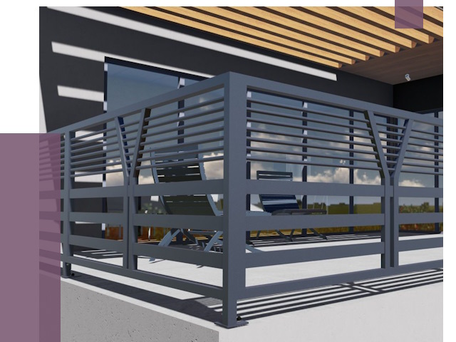 Изготовление балконных ограждений в Спасске-Дальнем от 10864 руб. | ПРОЛЁТ-Спс