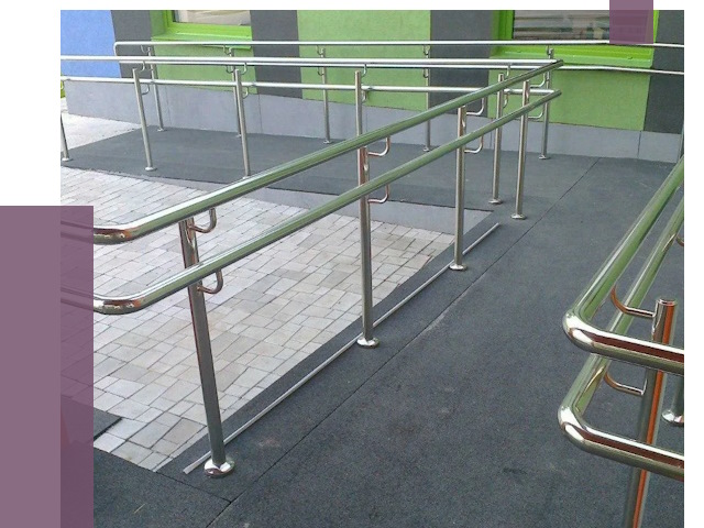 Ограждения пандусов в Спасске-Дальнем от 4397 руб. монтаж | ПРОЛЁТ-Спс