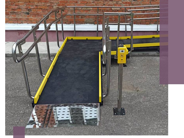 Изготовление наклонных пандусов для инвалидов в Спасске-Дальнем