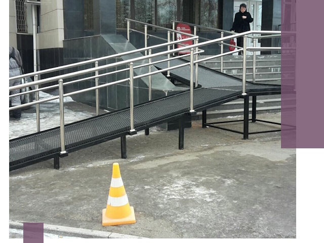 Стационарные пандусы под ключ в Спасске-Дальнем — изготовление и монтаж