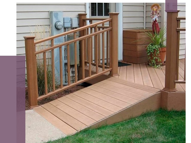 Пандус на крыльцо в Спасске-Дальнем под ключ от 7864 руб.