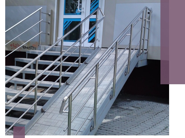 Пандус на крыльцо под ключ в Спасске-Дальнем: монтаж и изготовление