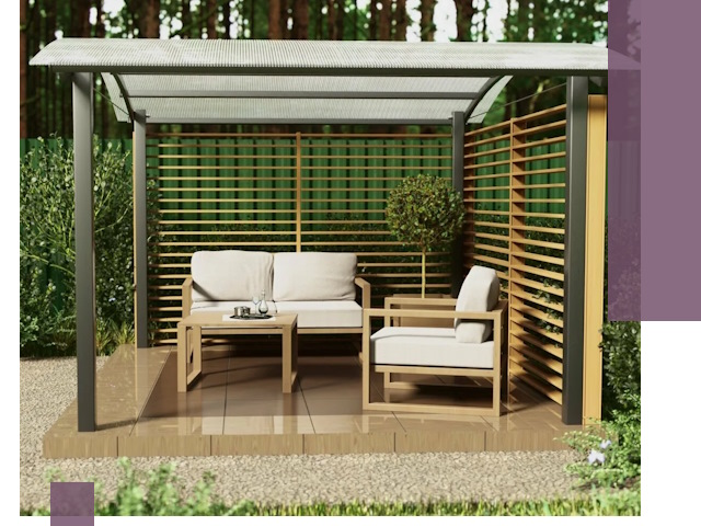 Навесы для дачи в Спасске-Дальнем: изготовление, монтаж и демонтаж