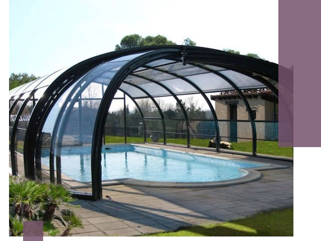 Навесы для бассейна в Спасске-Дальнем: изготовление и монтаж под ключ