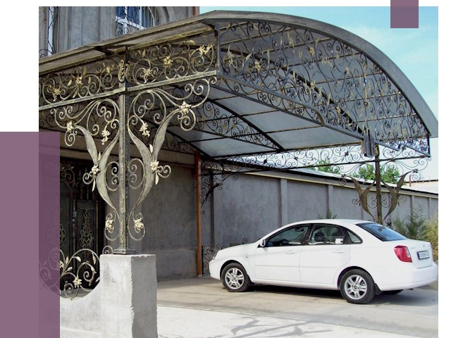 Кованые навесы в Спасске-Дальнем от 14744 руб. | ПРОЛЁТ-Спс