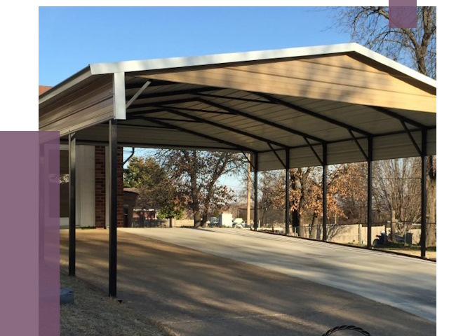 Двускатные навесы в Спасске-Дальнем от 8122 руб.  | ПРОЛЁТ-Спс