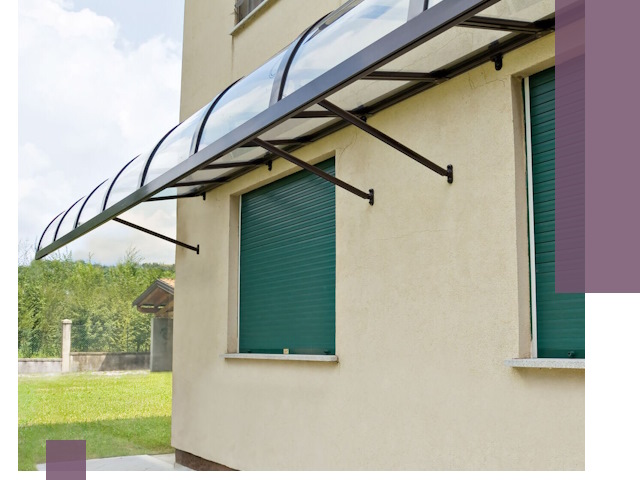 Козырьки над окнами в Спасске-Дальнем — изготовление и монтаж по выгоде