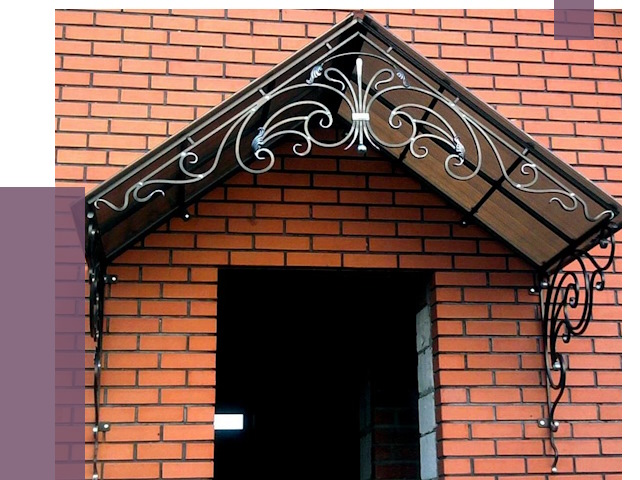 Металлические козырьки в Спасске-Дальнем от 10813 руб. 