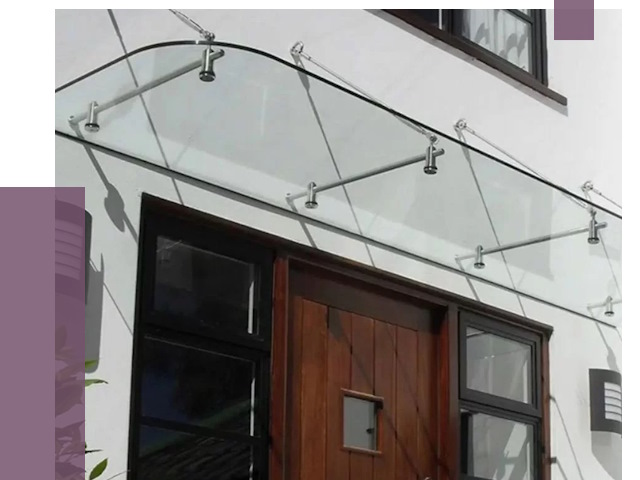 Стеклянные козырьки в Спасске-Дальнем от 19142 руб. | ПРОЛЁТ-Спс