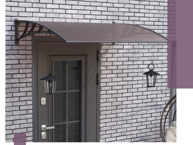 Недорогие козырьки и навесы под ключ в Спасске-Дальнем