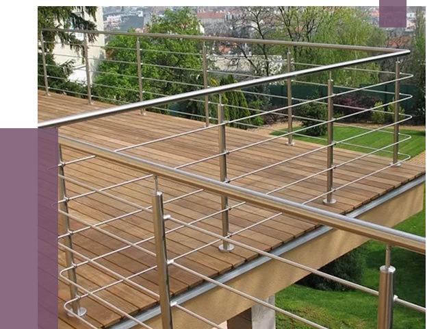 Алюминиевые парапеты в Спасске-Дальнем под ключ от 7864 руб. 