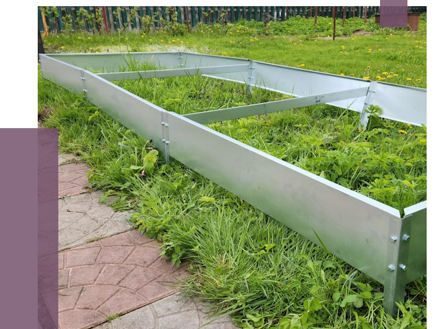 Металлические бордюры для грядок в Спасске-Дальнем от 1811 руб. 