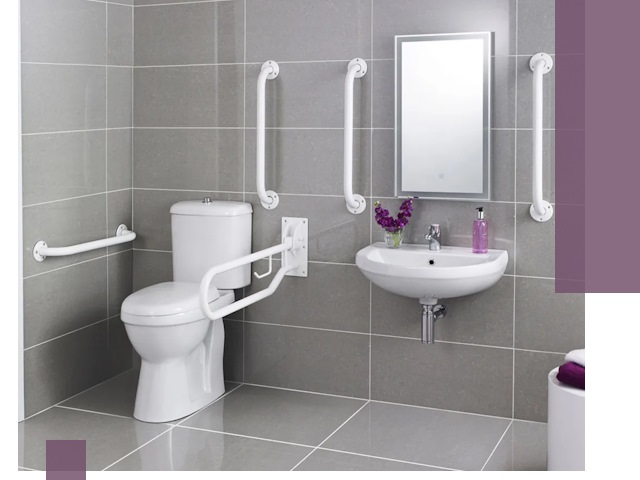 Поручни для санузлов в Спасске-Дальнем: установка, ремонт и монтаж