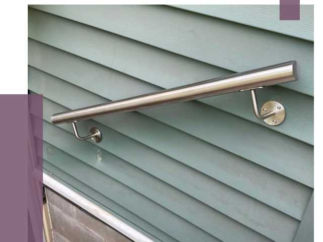 Поручни из нержавеющей стали в Спасске-Дальнем от 7760 руб.  | ПРОЛЁТ-Спс